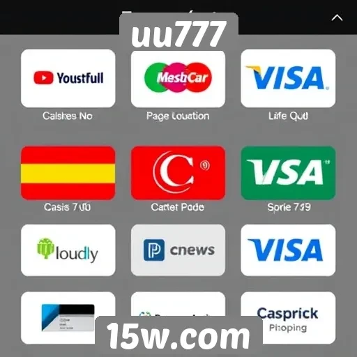 Métodos de pagamento disponíveis no uu777